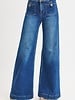 Risen Mid Rise-Wide-Front Patch Pocket Jeans