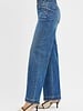 Risen Slouchy Baggy Jeans With Double Buttons