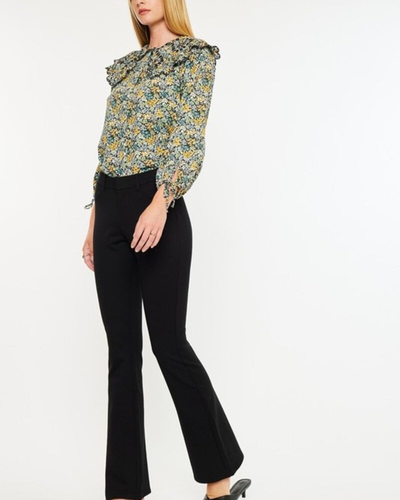 KanCan Mid Rise Ponte Fabric Bootcut