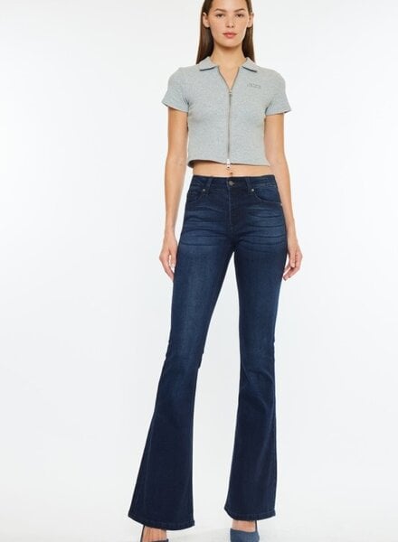 KanCan Open Pack Mid Rise Flare Jeans