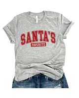 ATTA TOOD LLC Santa's Favorite T-shirt