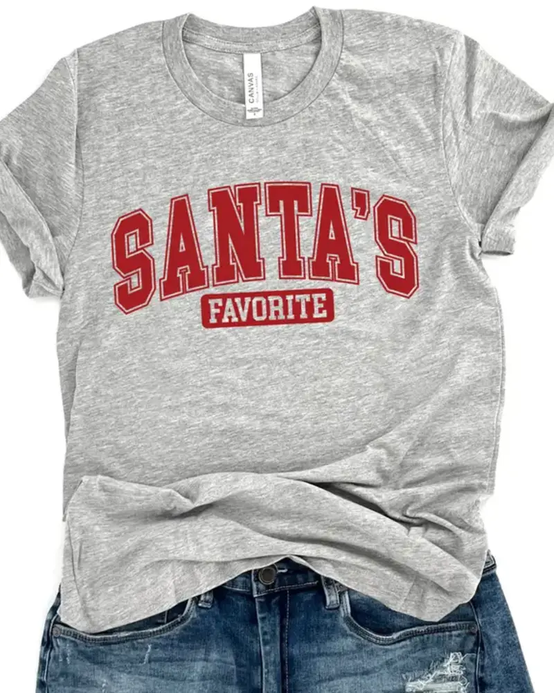 ATTA TOOD LLC Santa's Favorite T-shirt