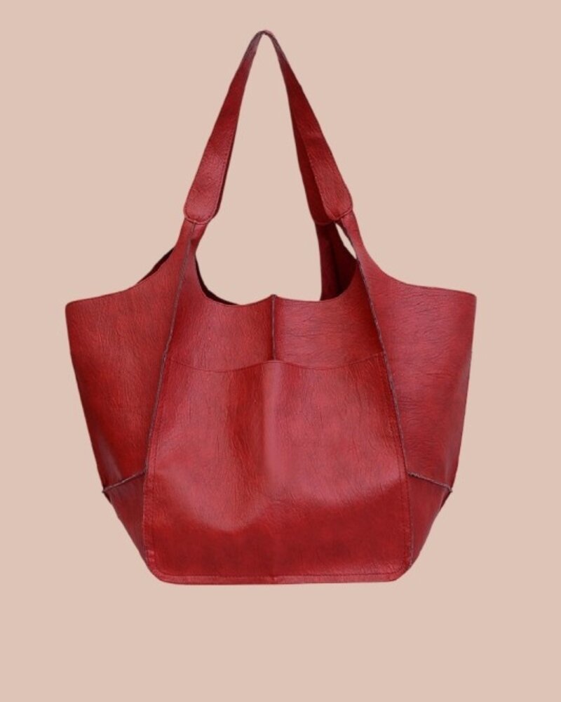 Oversize Lg Capacity Leather Bag