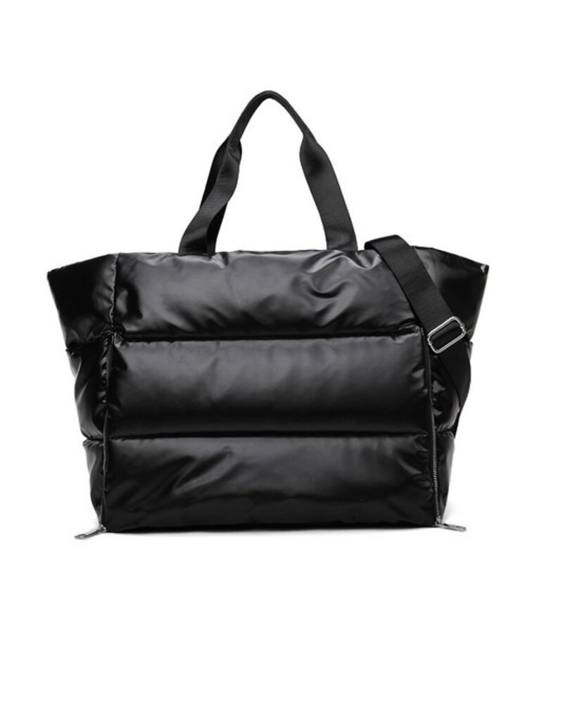 Puffy Quilted Sports Tote Bag