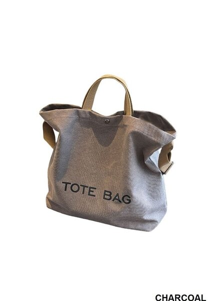 Minimalist Lg Capacity Tote Bag