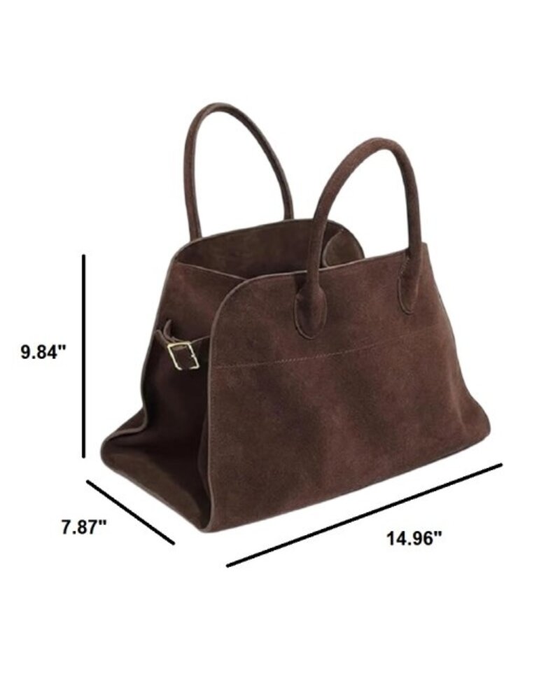 Suede Nubuck Tote Bag