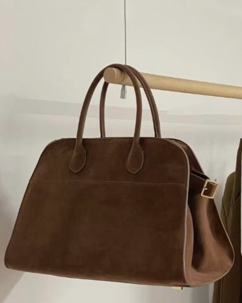 Suede Nubuck Tote Bag