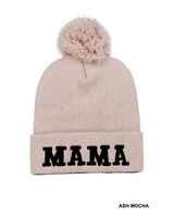 Mama Chenille Embroidered Beanie