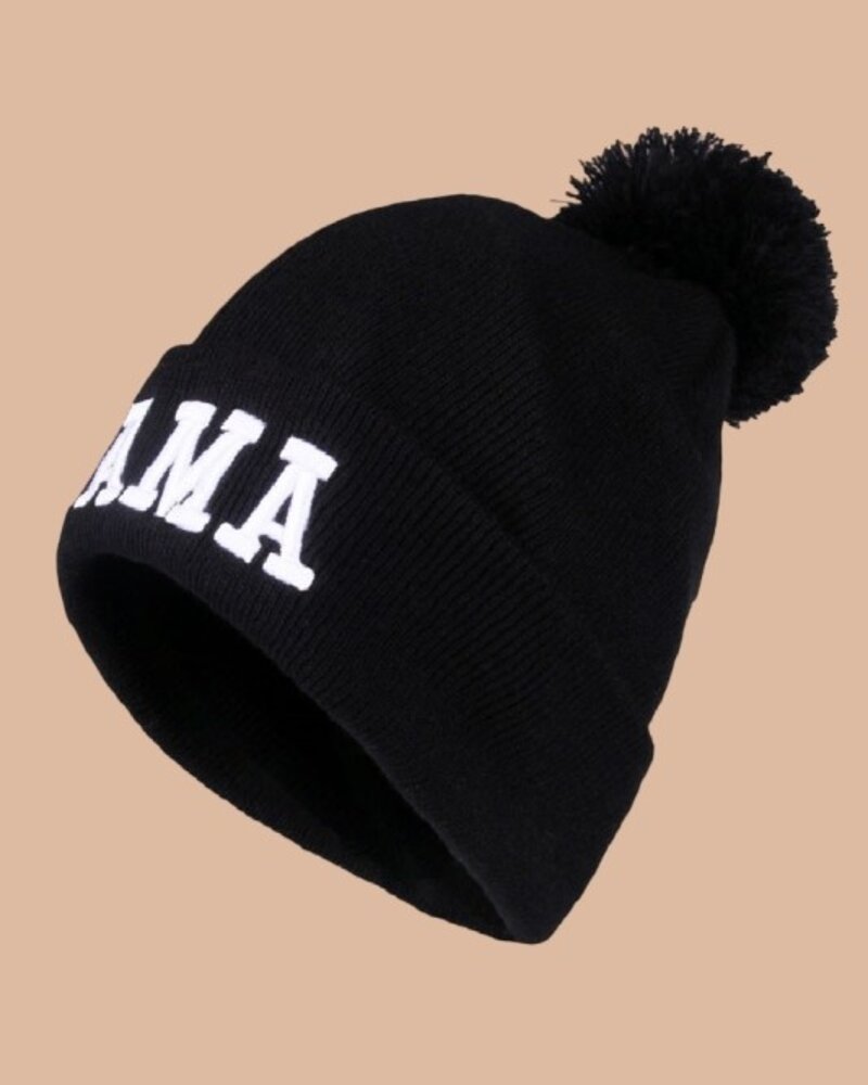 Mama Chenille Embroidered Beanie
