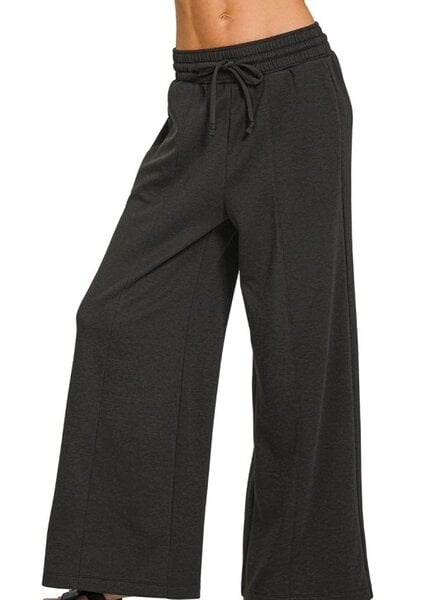 Scuba Drawstring Wide Leg