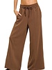Scuba Drawstring Wide Leg