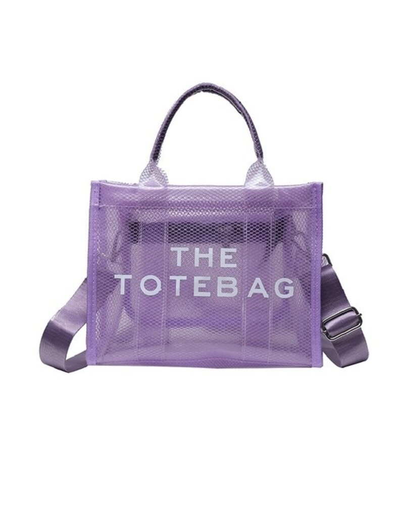 Colorful Transparent Tote Bag