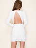 B.Right Crew Open Back Sequin Mini Dress