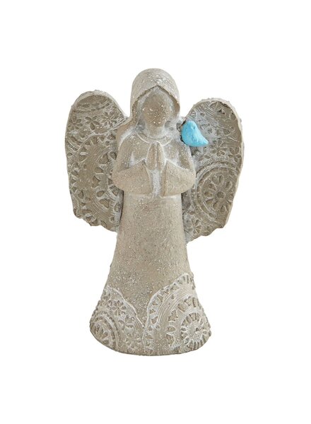 Mud Pie Small Concrete Garden Angel