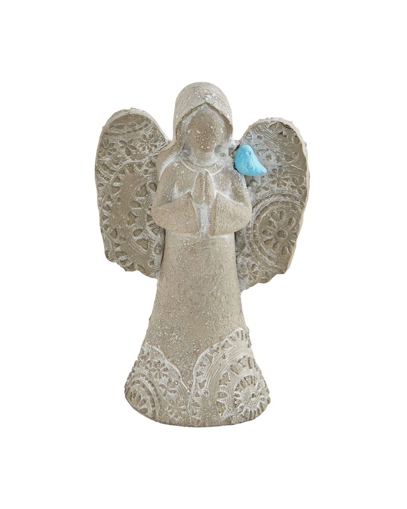 Mud Pie Small Concrete Garden Angel