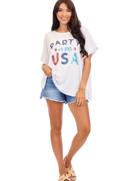 Mud Pie Americana Party In The USA Top