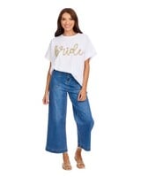 Mud Pie Bride Sparkle Top - Bride