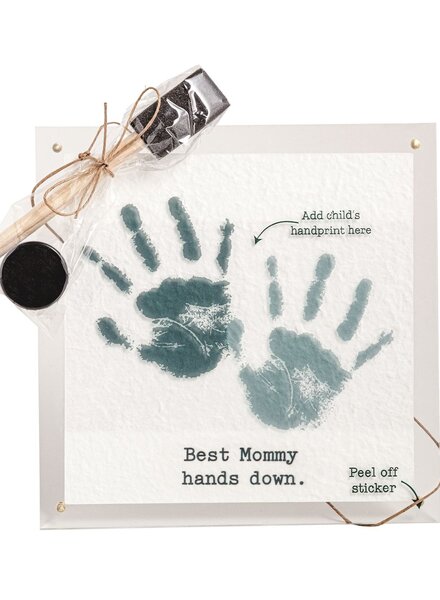Mud Pie Mom Acrylic Handprint Frame