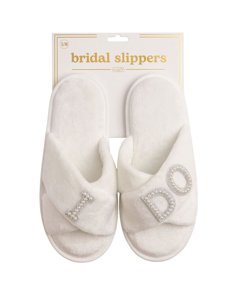 Mud Pie Bride Slippers