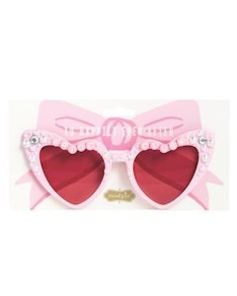 Mud Pie Pink Bride Sunglasses
