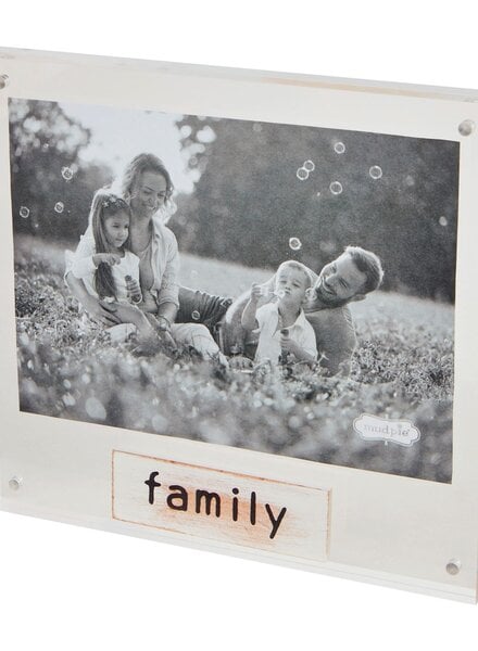 Mud Pie Family Acrylic Frame