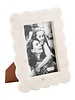 Mud Pie Small Scalloped Marble Frame