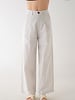 Elle Grey High Waist Stripped Wide Leg Trousers