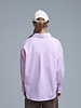 Q2 Pink Striped Shirt W/Heart Embroidery