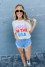 Rose in the USA tee