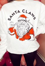 Drinks up Santa sweatshirt