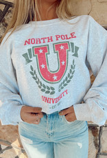 North Pole university crew neck