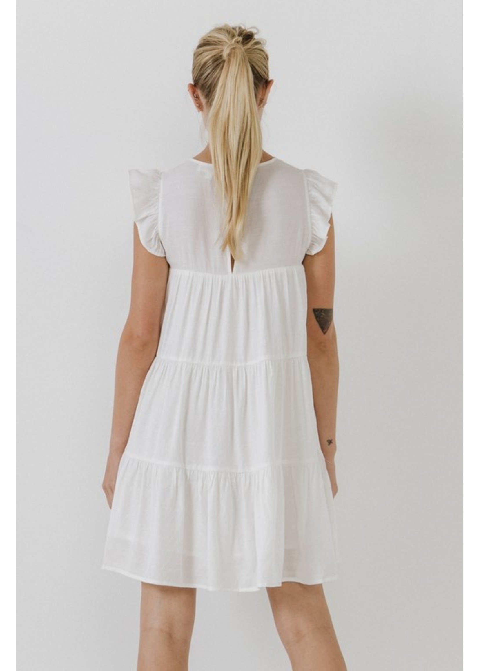 After Market Ruffled Tiered Dress
