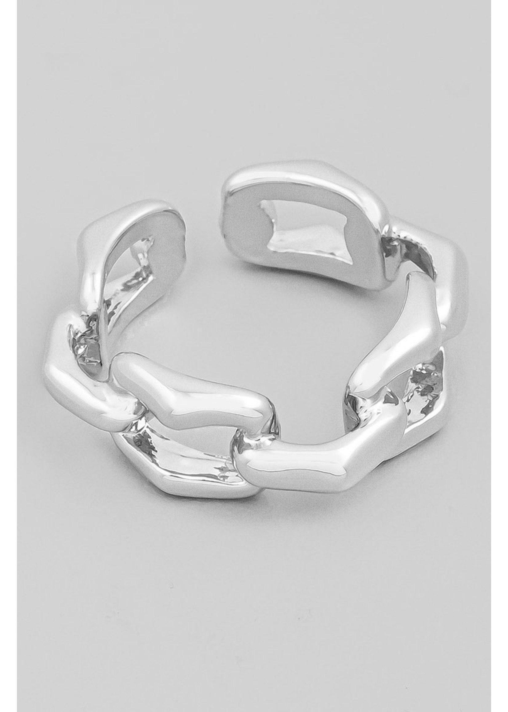 Metallic Chain Link Fashion Ring