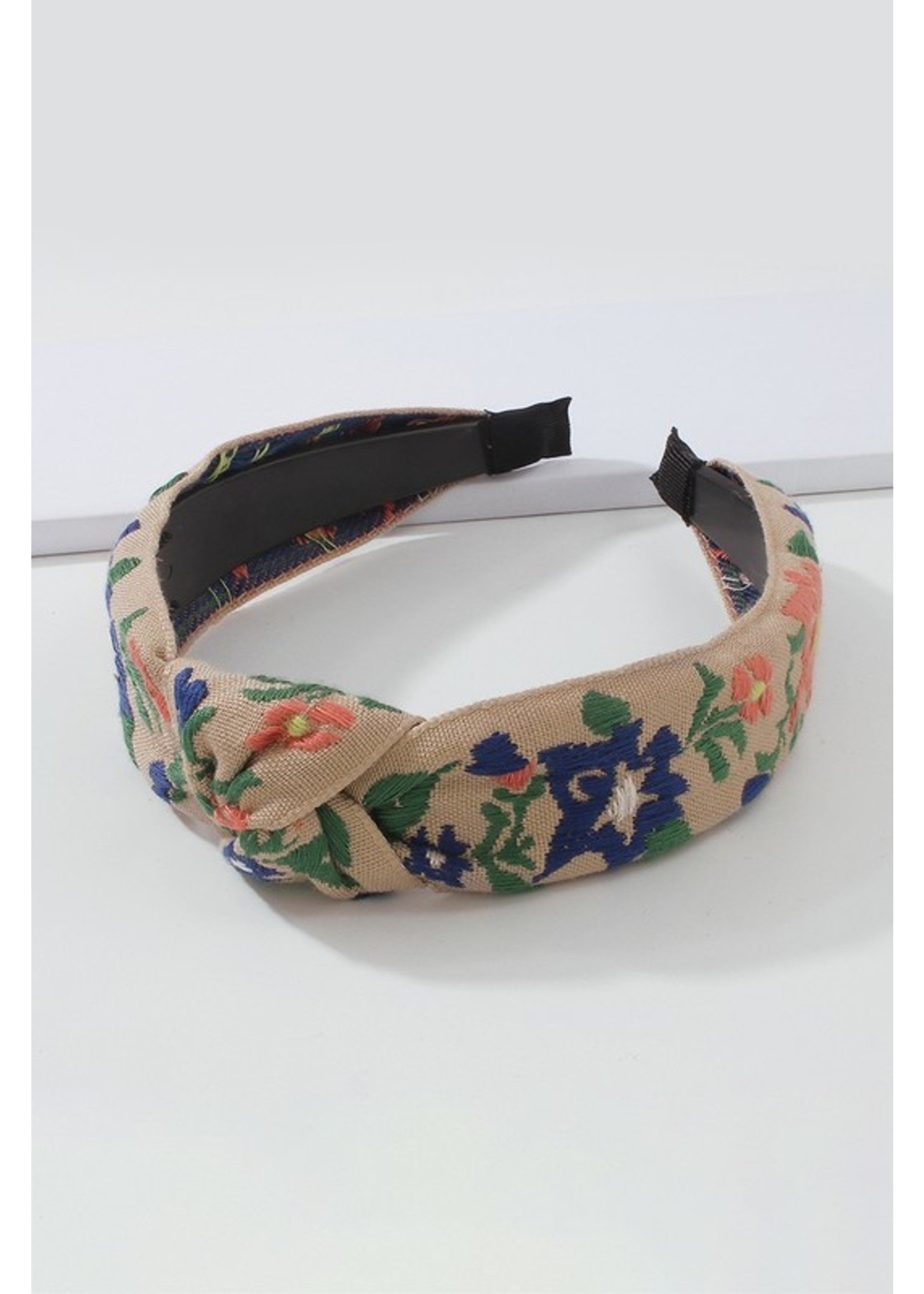 Ethnic Embroidered Flower/Leaf Headband