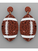 Sport Theme Leather Earring