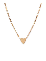 Heart Figaro Chain Necklace