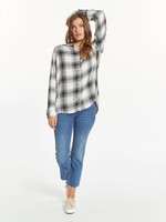 Susie Plaid Button Up Top