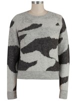 Kut From The Kloth Zya Camo Sweater W/Raglan Sleeves