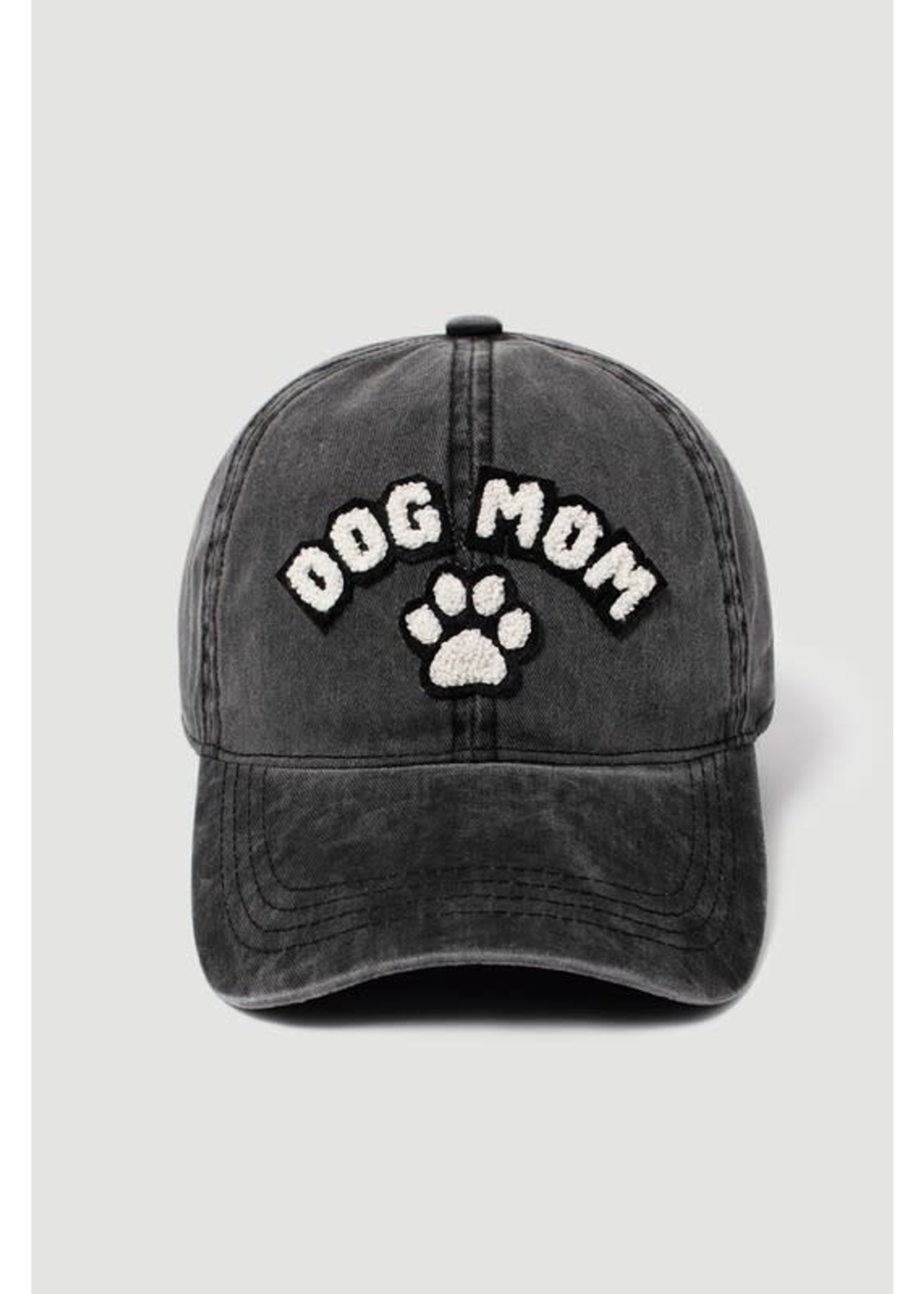Dog Mom Sherpa Paw Baseball Cap