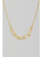 5 Oval Chain Link Necklace