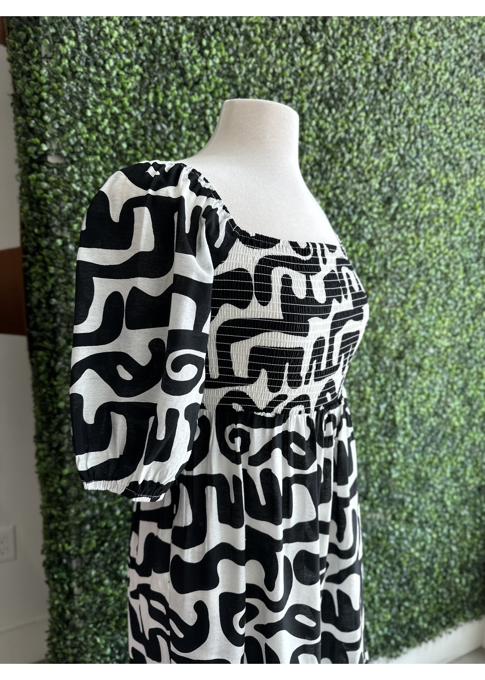 THML Print Midi Dress