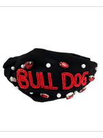 Gameday Bulldog Beaded Headband