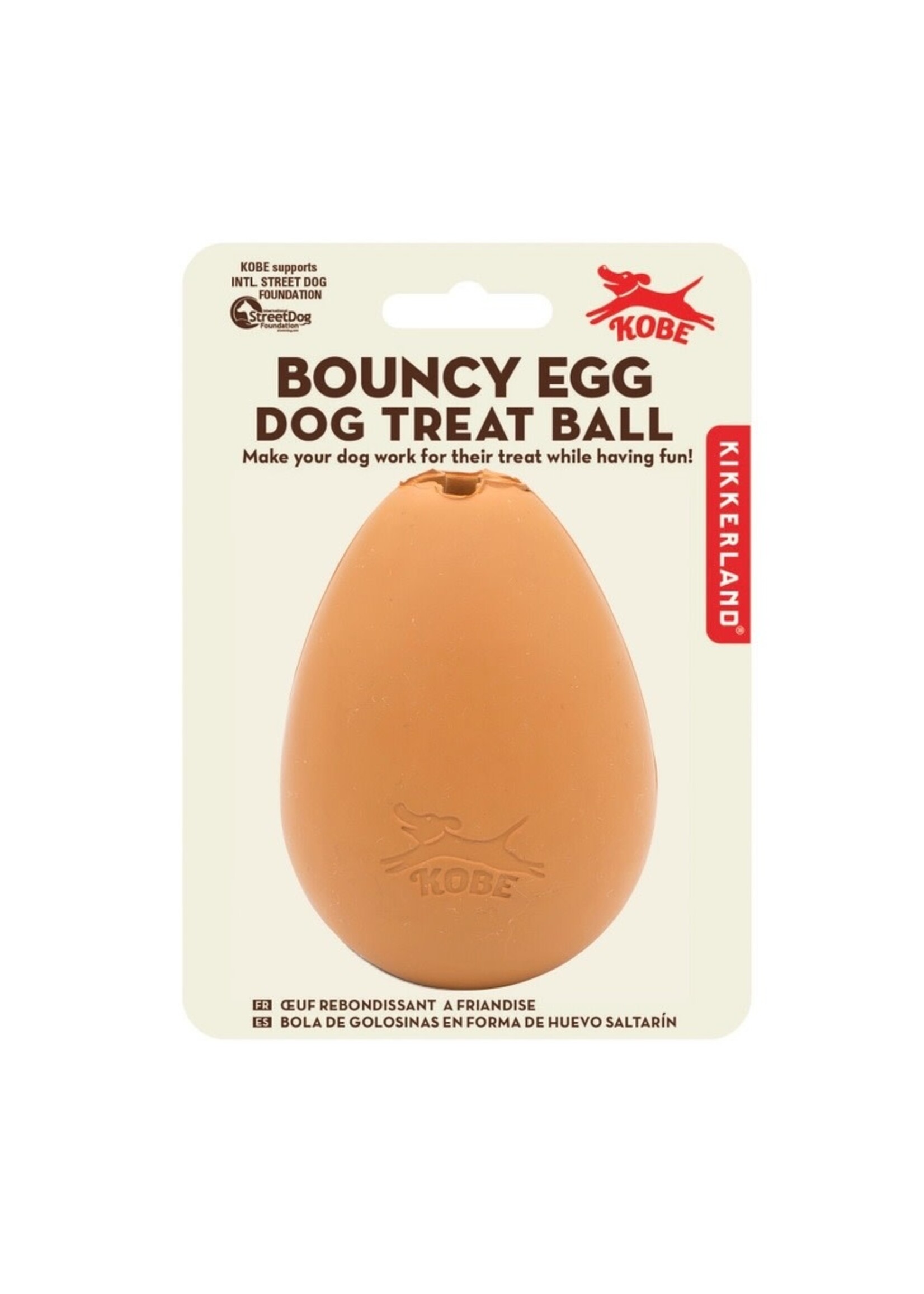 Bouncy Egg Treat Ball
