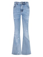 Kut From The Kloth Stella High Rise Flare Jeans- Raw Hem
