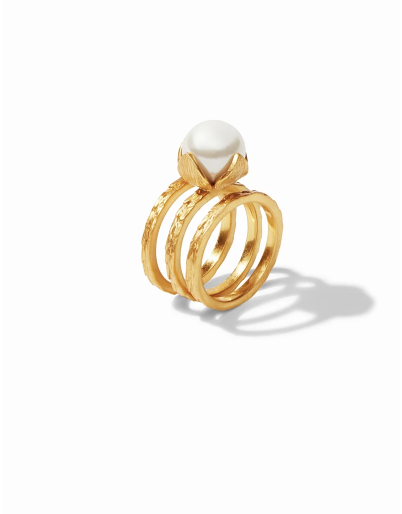 Penelope Set Gold Pearl Size 7 Saffron Jewelry