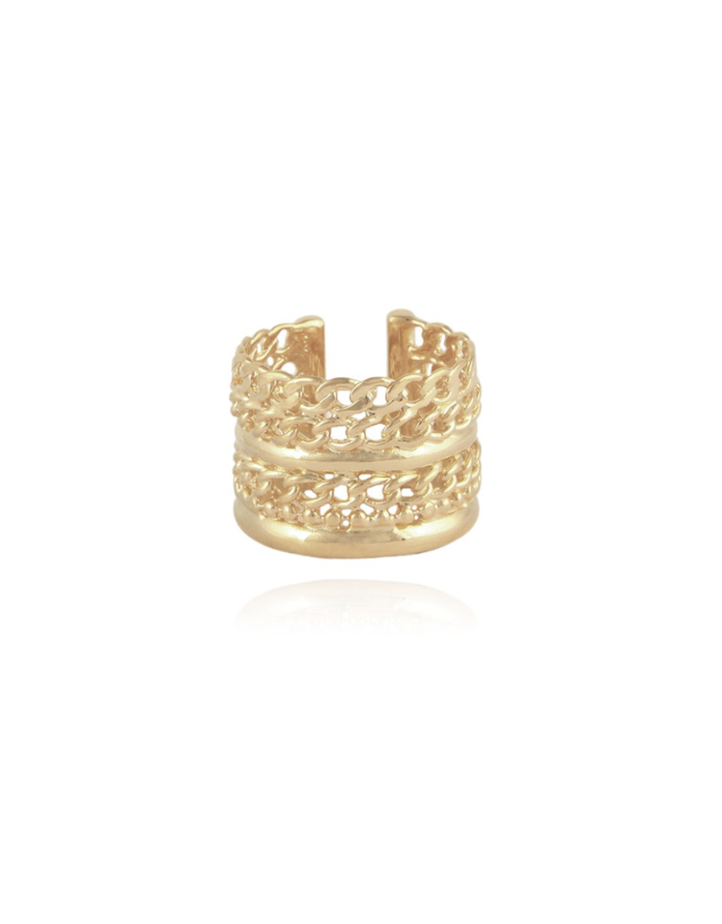 Rafael Ring Gold - Saffron Jewelry