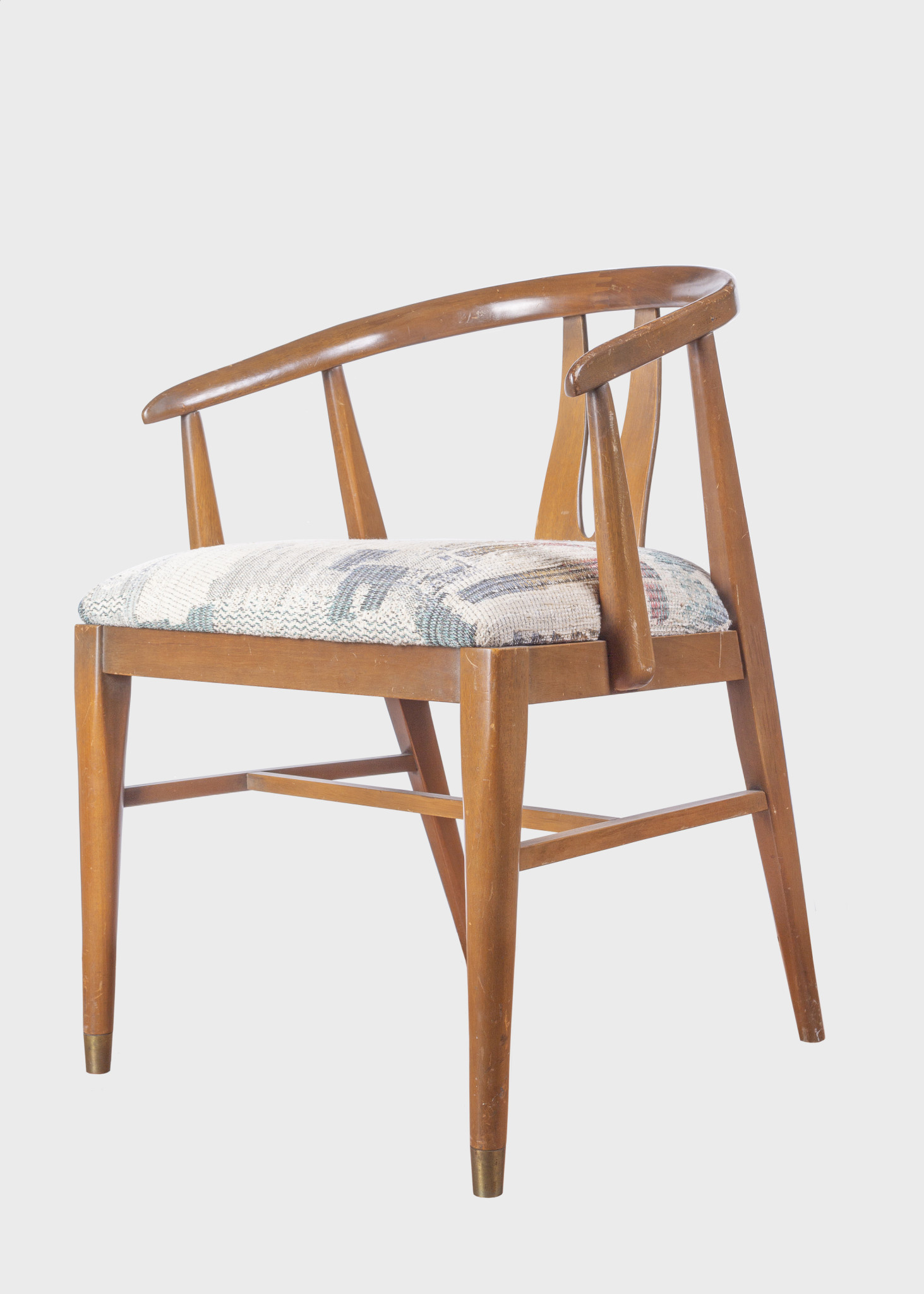 Vintage MCM Teak Accent Chair | Eskell - Eskell