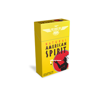 American Spirit Cigarettes American Spirit Box-Yellow