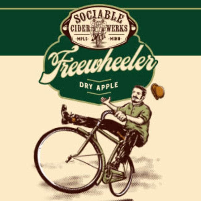 Sociable Cider Werks Freewheeler 4 can
