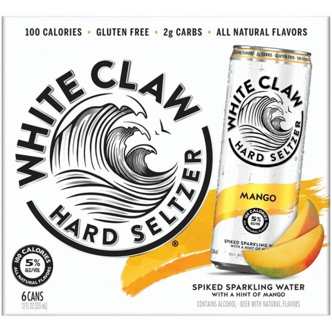 White Claw Mango Seltzer 6 can